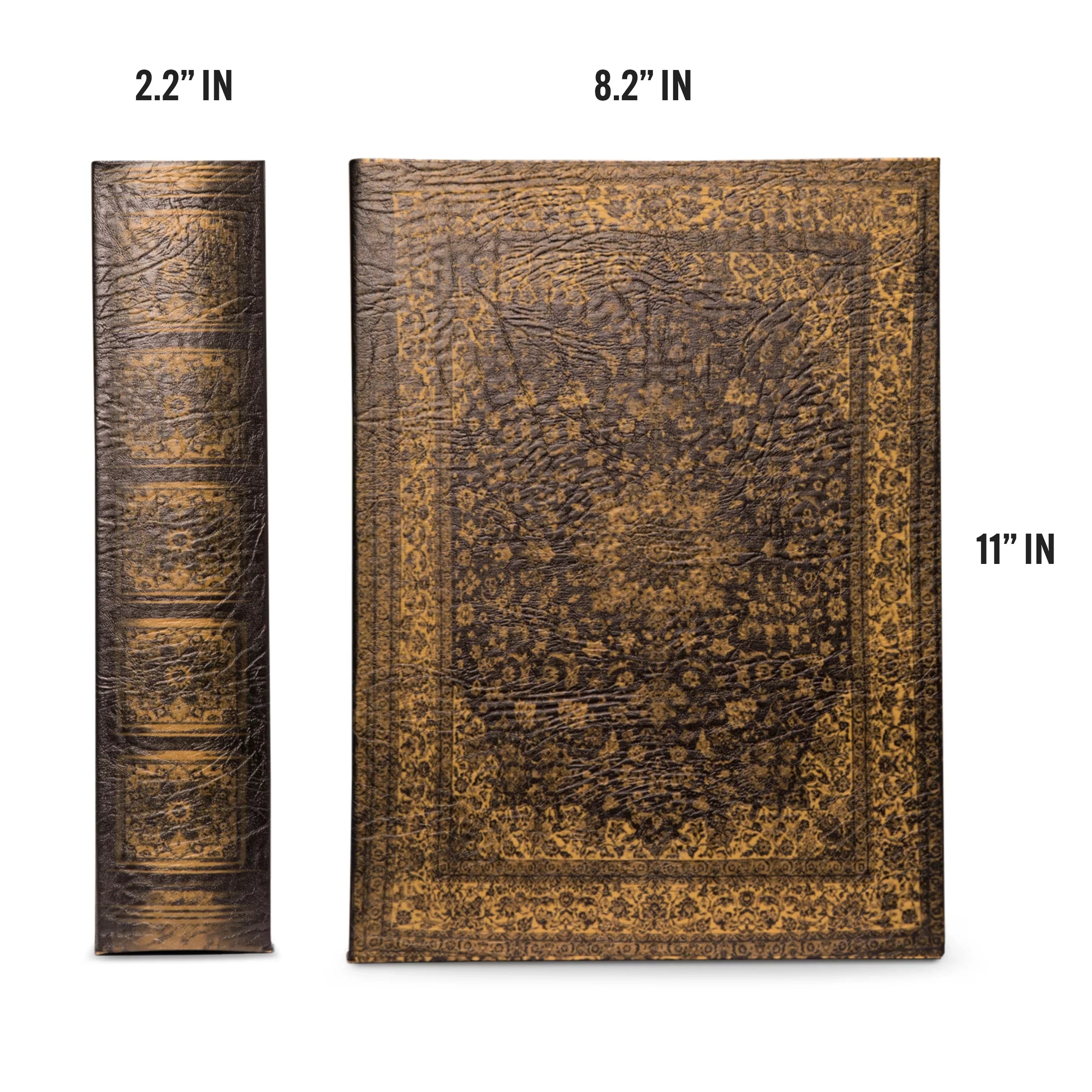 Bellagio-Italia Persian Book Box - / Storage Binder - 144 Capacity Storage Organizer for DVDs, CDs, Blu Rays, & Video Games - Acid-Free Binder Organizer Sheets - 3 Pack