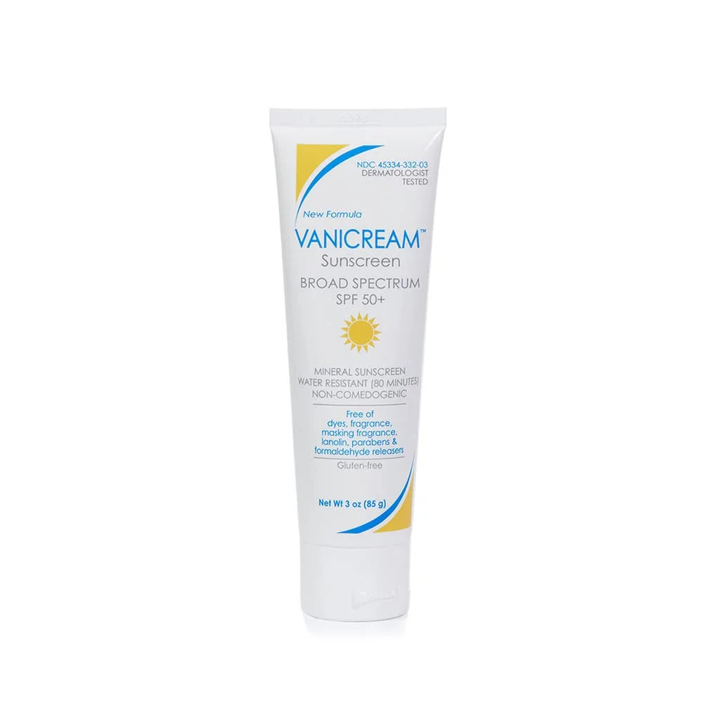 Vanicream Sunscreen Broad Spectrum Spf 50+, 3 Ounce.