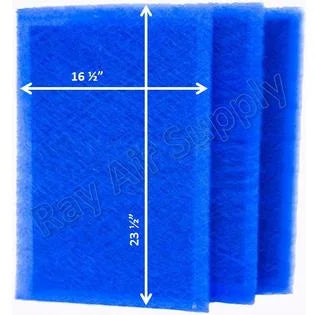 Dynamic Air Cleaner Replacement Filter Pads 18x26 Refills (3 Pack)