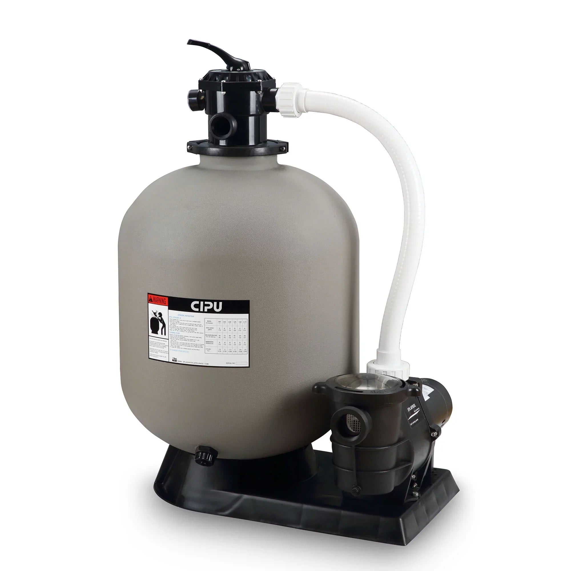 Northlight 19-Inch Above Ground Swimming Pool Sand Filter System with 1  Pump
