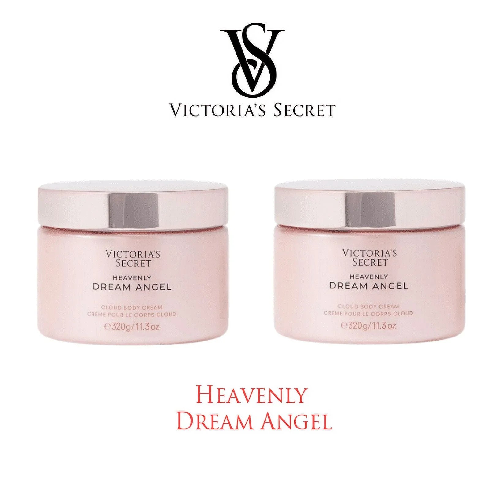 Victoria's Secret Heavenly Dream Angel Body Cream Lotion - Pack of 2