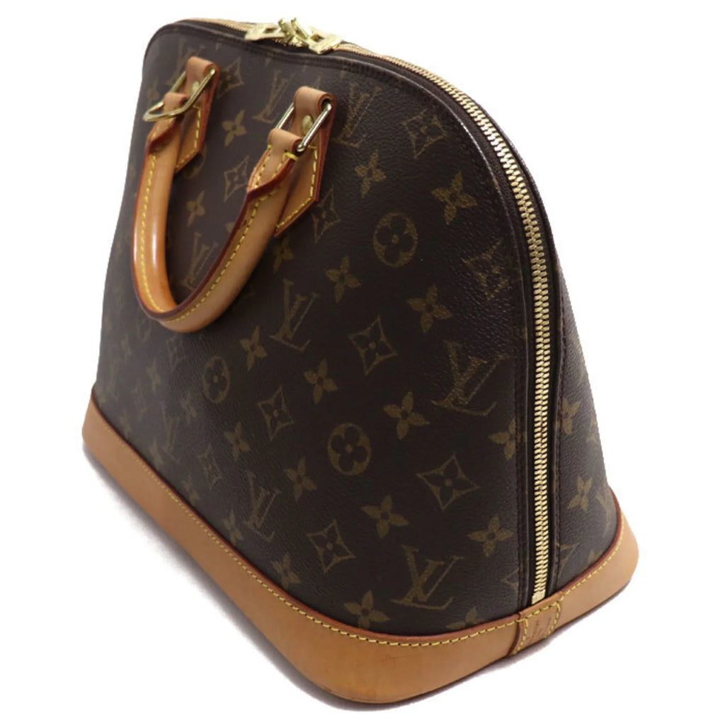 Pre-Owned   Alma Handbag Monogram Brown   Women's (Good)