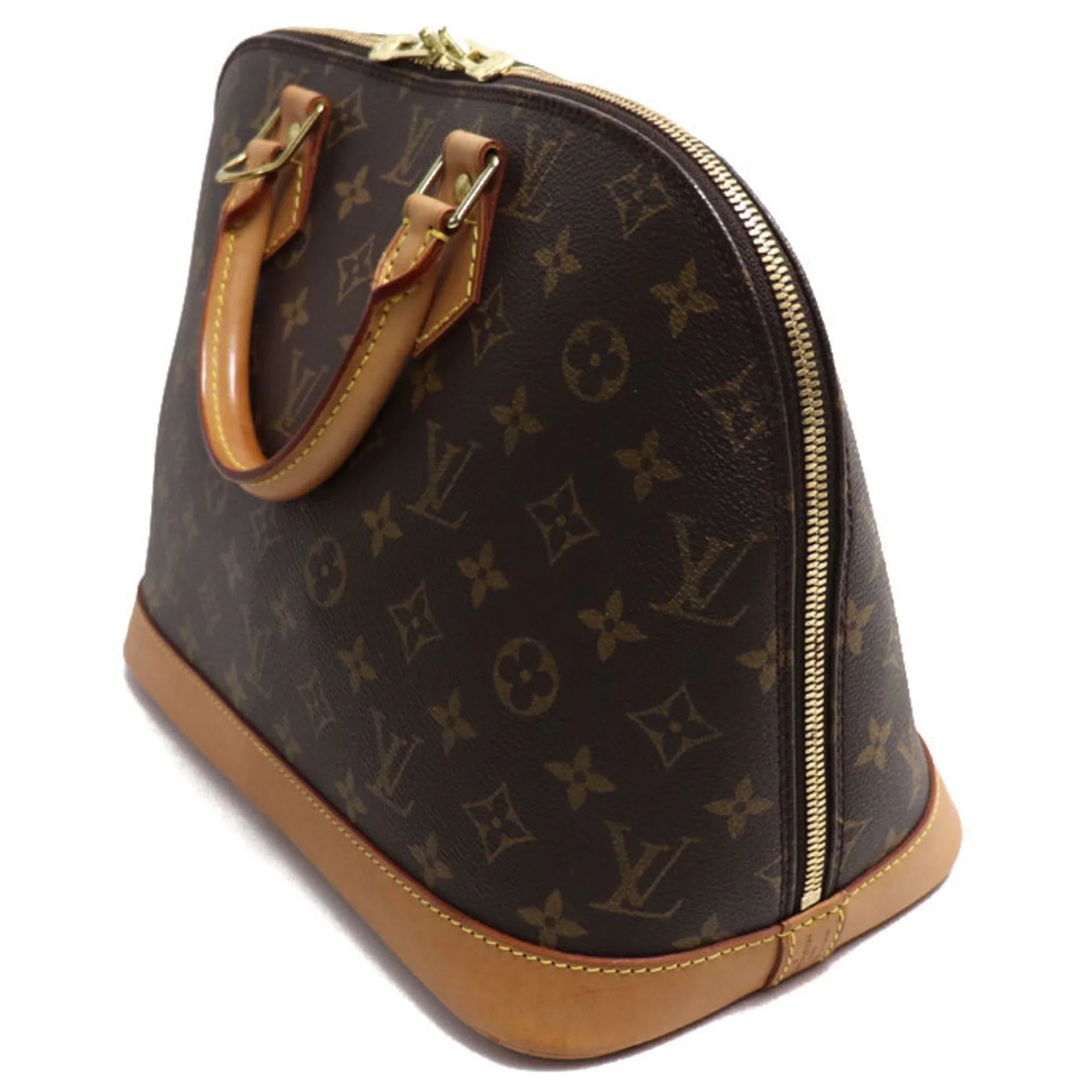 Pre-Owned   Alma Handbag Monogram Brown   Women's (Good)
