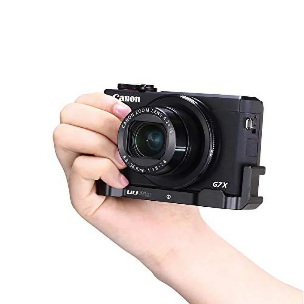UURig  Mark  Vlog Camera Cold Shoe Extension Microphone Side Mount for Canon  Mark  Camera, 1/4" Tripod Mount, Vlogging Accessories -  -