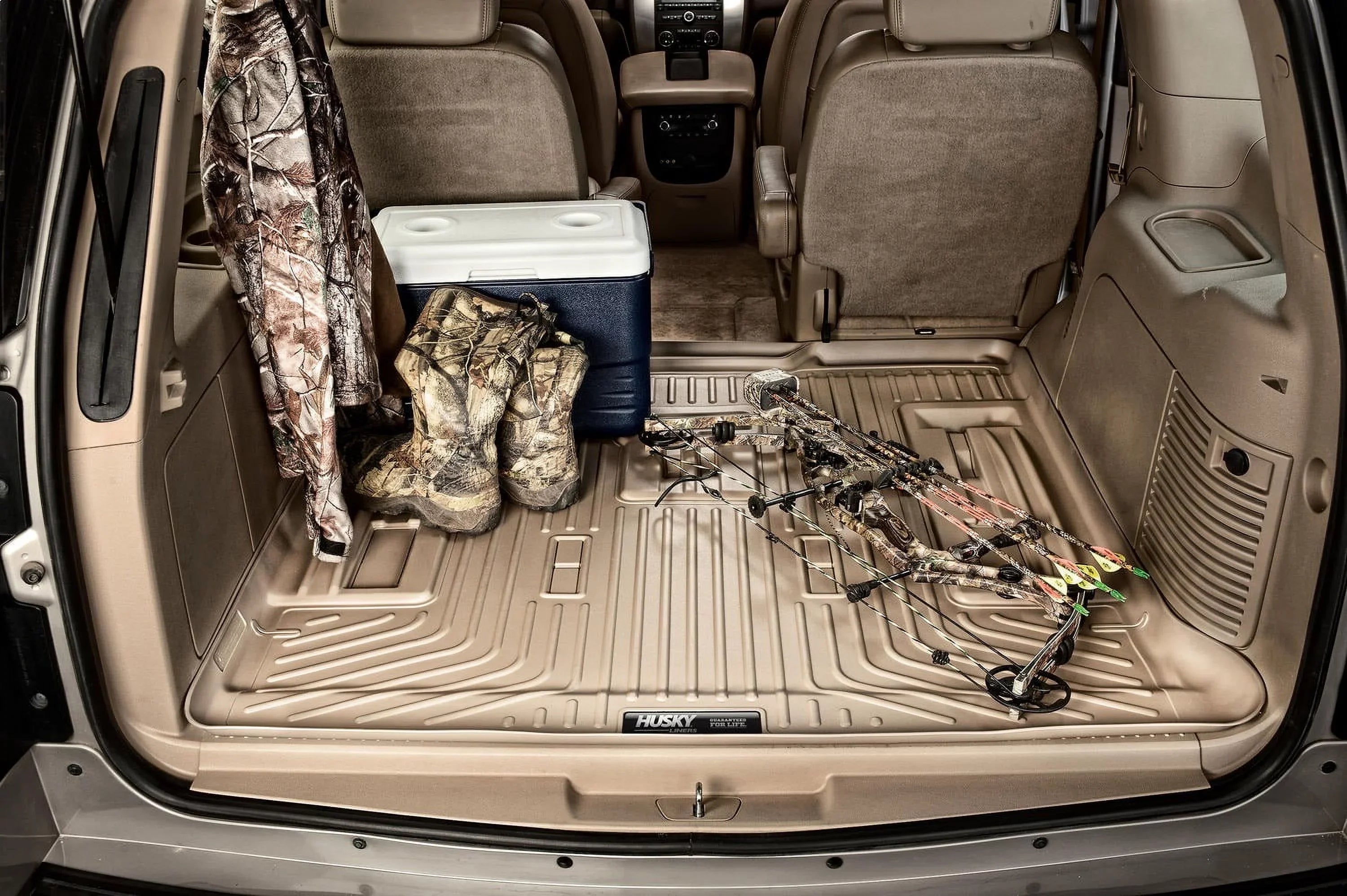 Husky by RealTruck Cargo Liner Behind 3rd Seat Compatible with 2007-2014 Suburban 1500/Yukon  1500