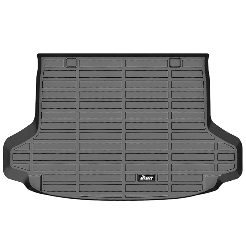 Ikon Motorsports Floor Mats & Trunk Mat Compatible With 2023-2024 Honda -, Black 3D Molded Carpets Liner 1st 2nd Row Front Rear Boot Tray Cover Protection Cargo Pad  All Weather Protector