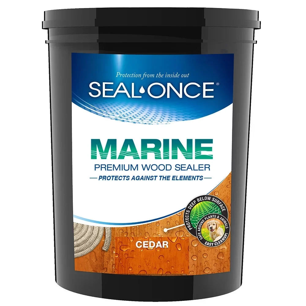 Seal Once Marine Premium Wood Sealer  5 gal