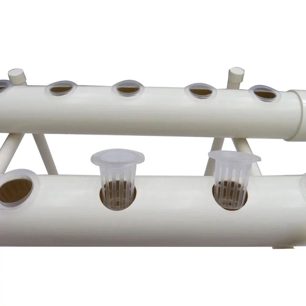 Hydroponic Gardening Planting System 10 Plant Website Growth Kit with Two Tubes and One Floor