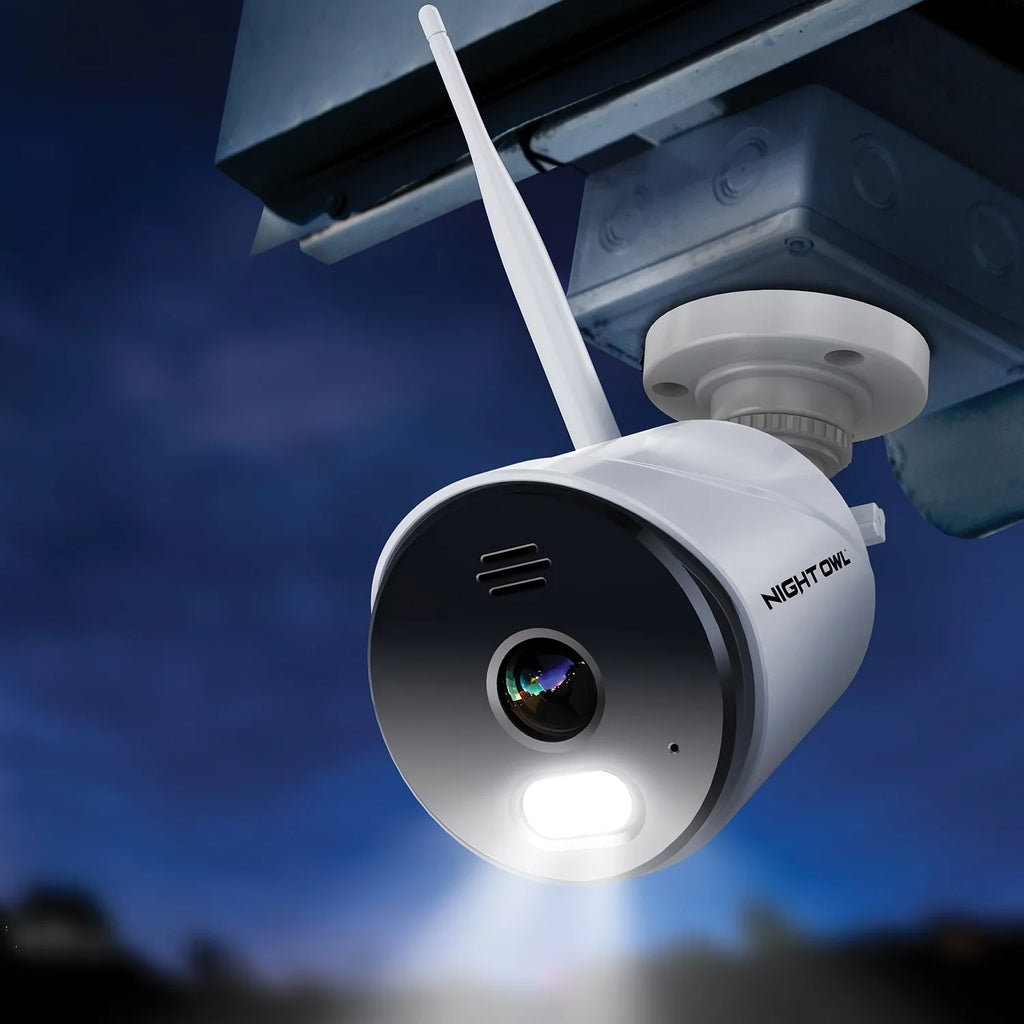Night Owl 10 Channel 4K Wi-Fi  with 1TB Hard Drive and 4 Wi-Fi  1080p  Spotlight Cameras