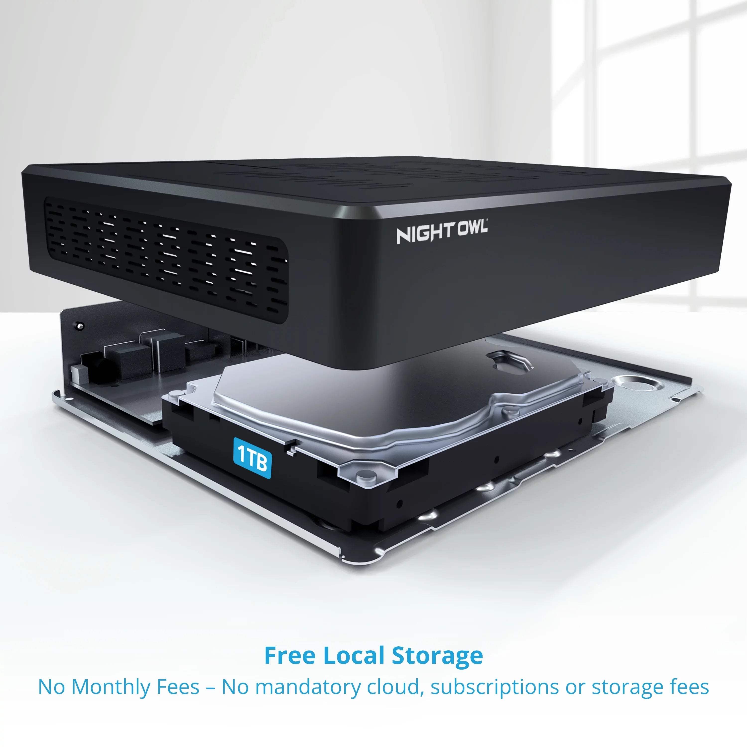 Night Owl 10 Channel 4K Wi-Fi  with 1TB Hard Drive and 4 Wi-Fi  1080p  Spotlight Cameras