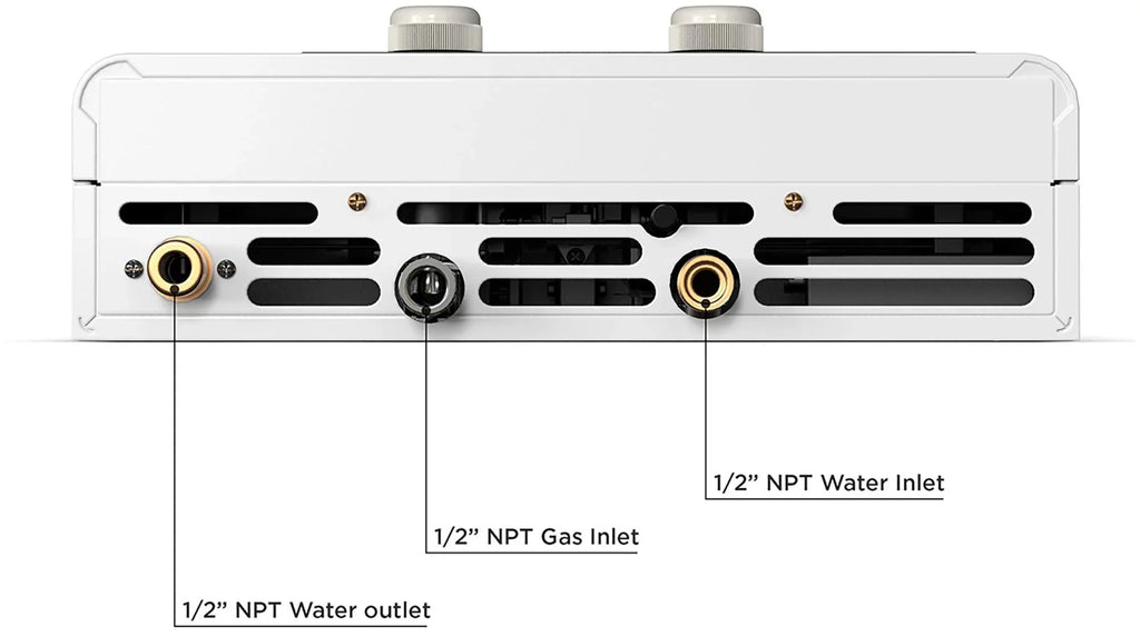 Eccotemp - Natural Gas Indoor Forced Vent Tankless Water Heater