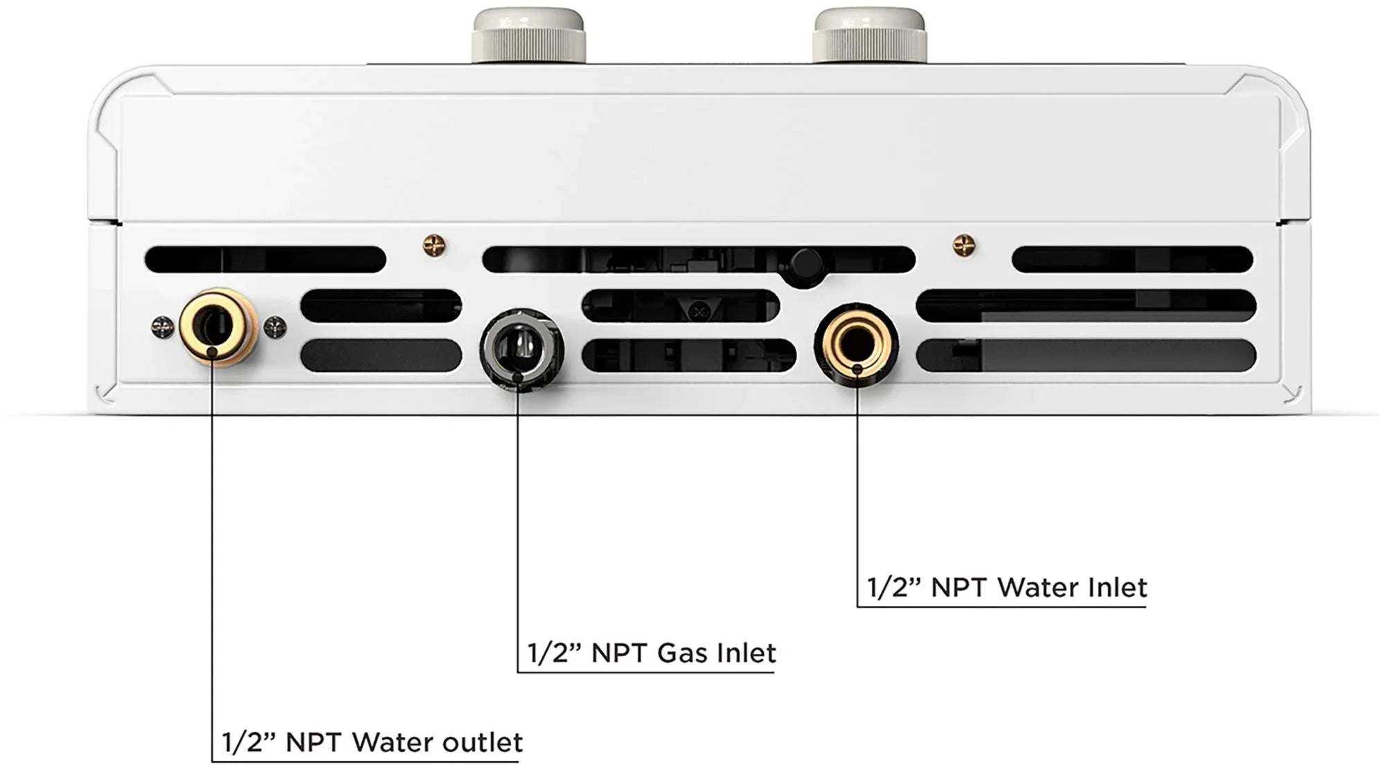 Eccotemp - Natural Gas Indoor Forced Vent Tankless Water Heater
