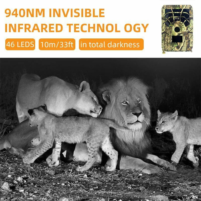 Hunting Trail Camera Wildlife Camera With Night Vision Motion Activated Outdoor Trail Camera