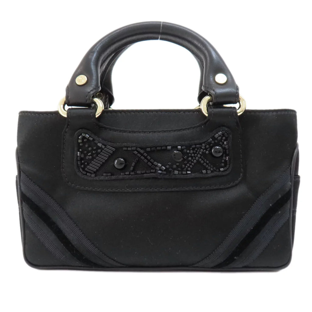 Pre-Owned Celine boogie bag handbag satin ladies  (Good)