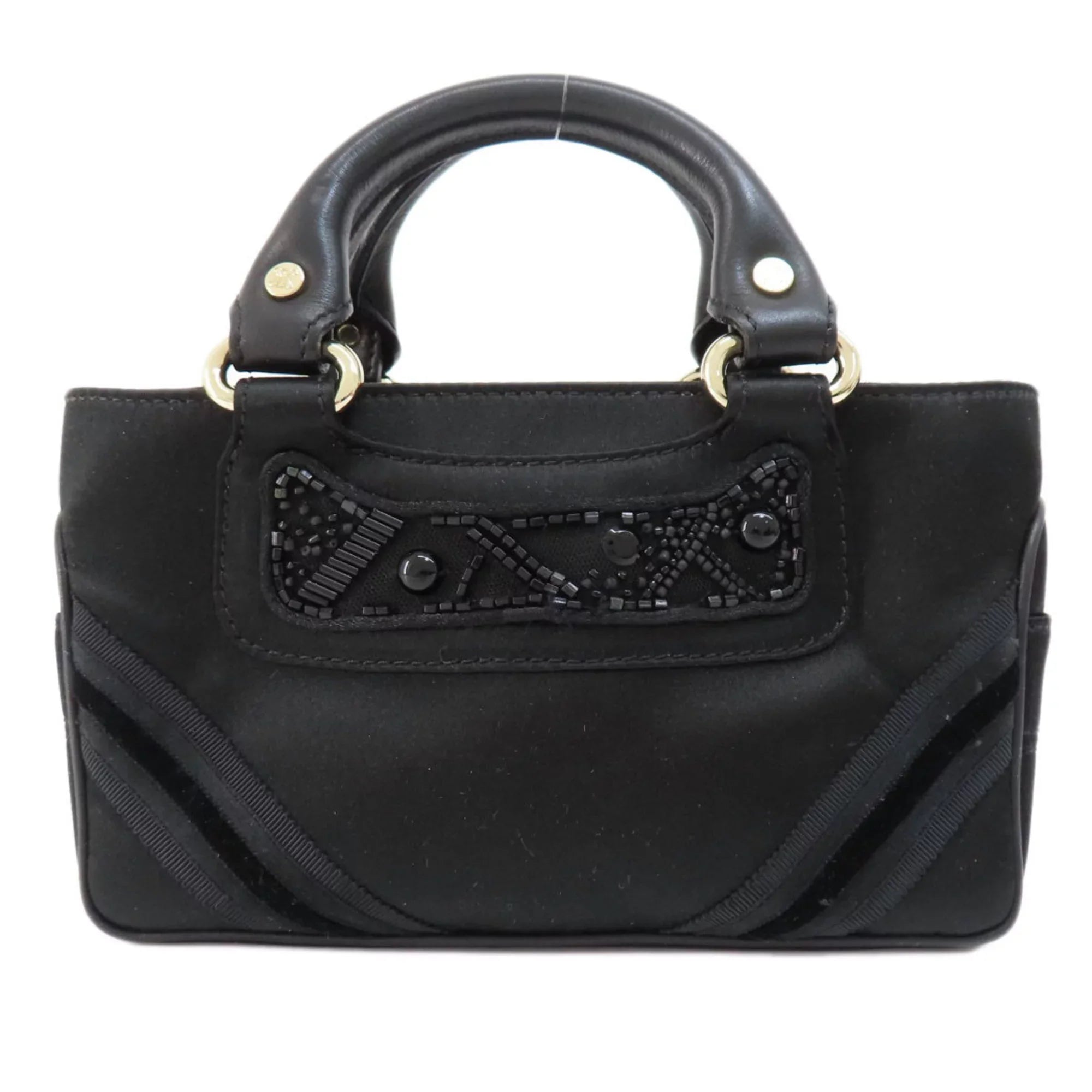 Pre-Owned Celine boogie bag handbag satin ladies  (Good)
