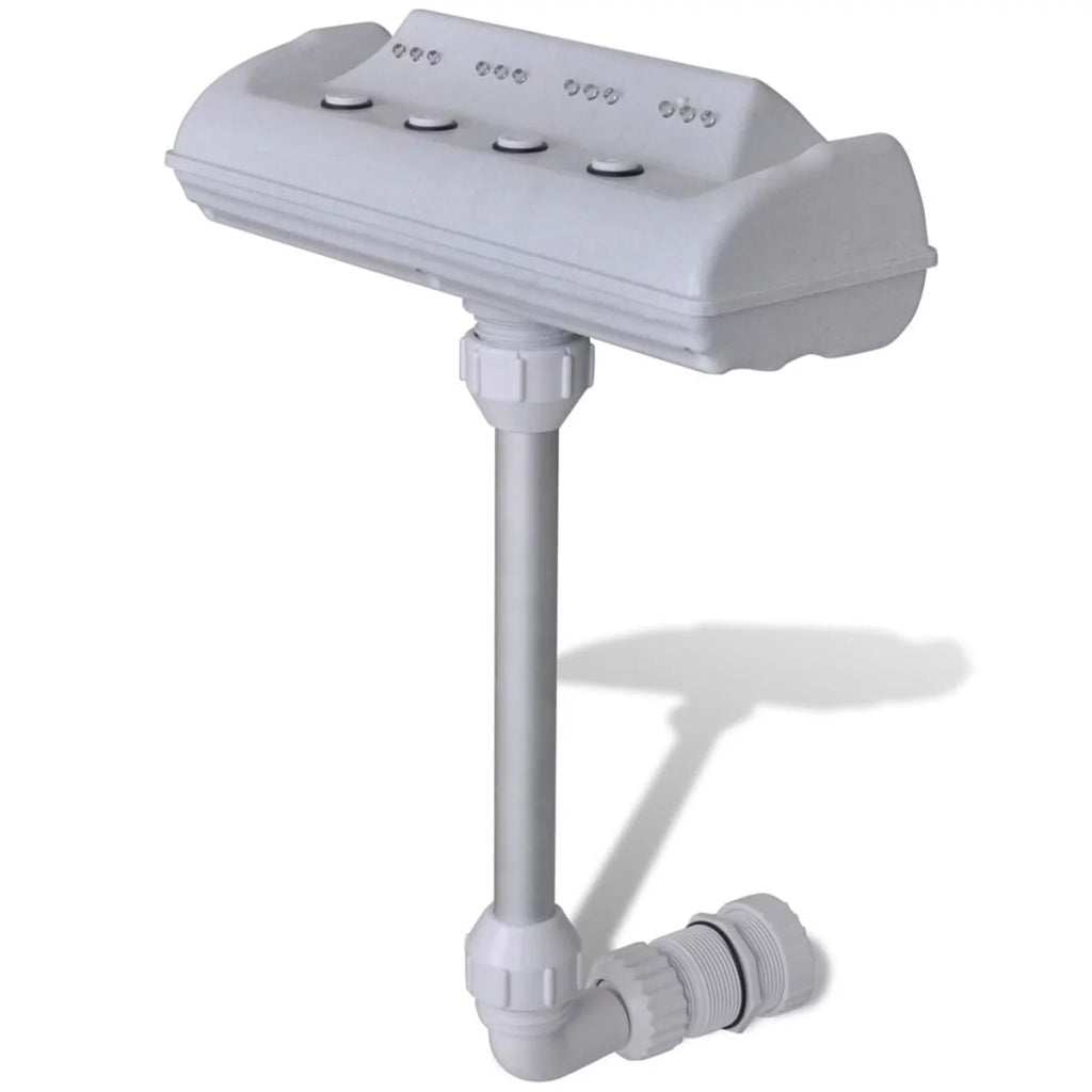 Suzicca Cascade Waterfall Swimming Pool Fountain with  Lights