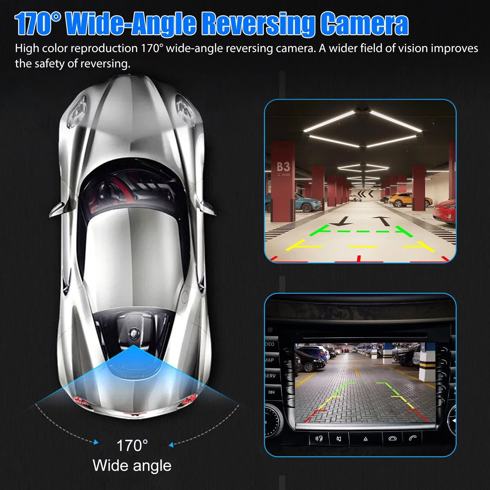 For 2013-2016 Ford Fusion Rear View Backup Parking Assist Camera