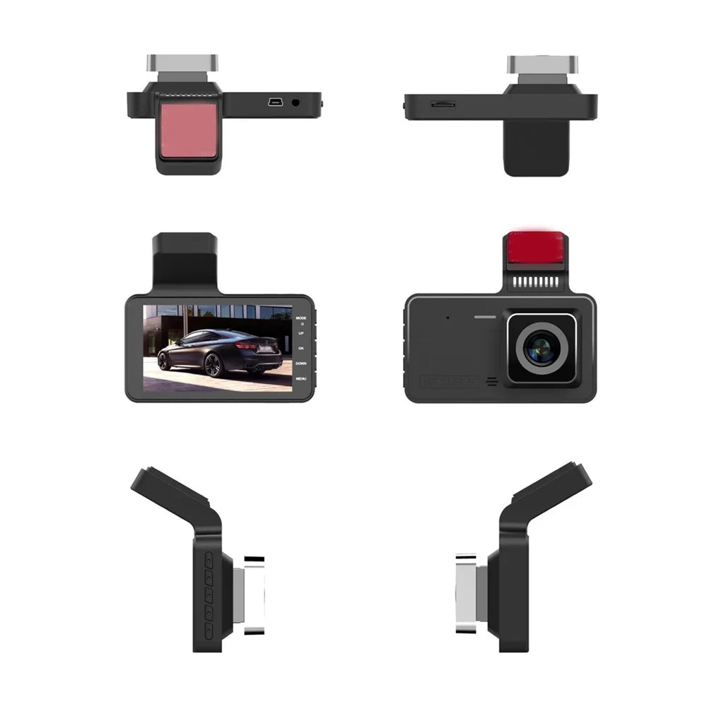 ammoon Dash Camera, 4 Inch Car Dashcam Driving Recorder, 170° Wide Angle, Touchscreen, Support Motion Detection