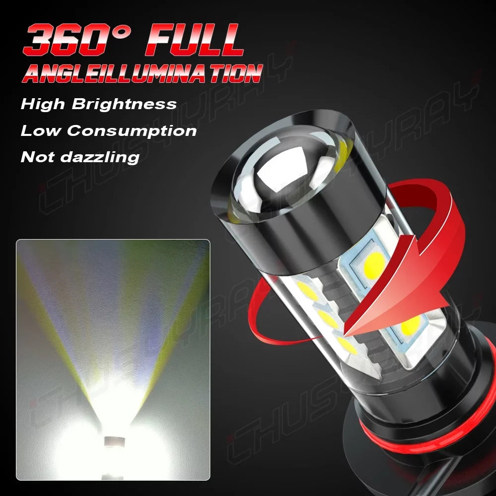 6pcs 9005    Headlight High&Low Beam + 9145 Fog Light Bulbs Kit For Lexus  2007-12