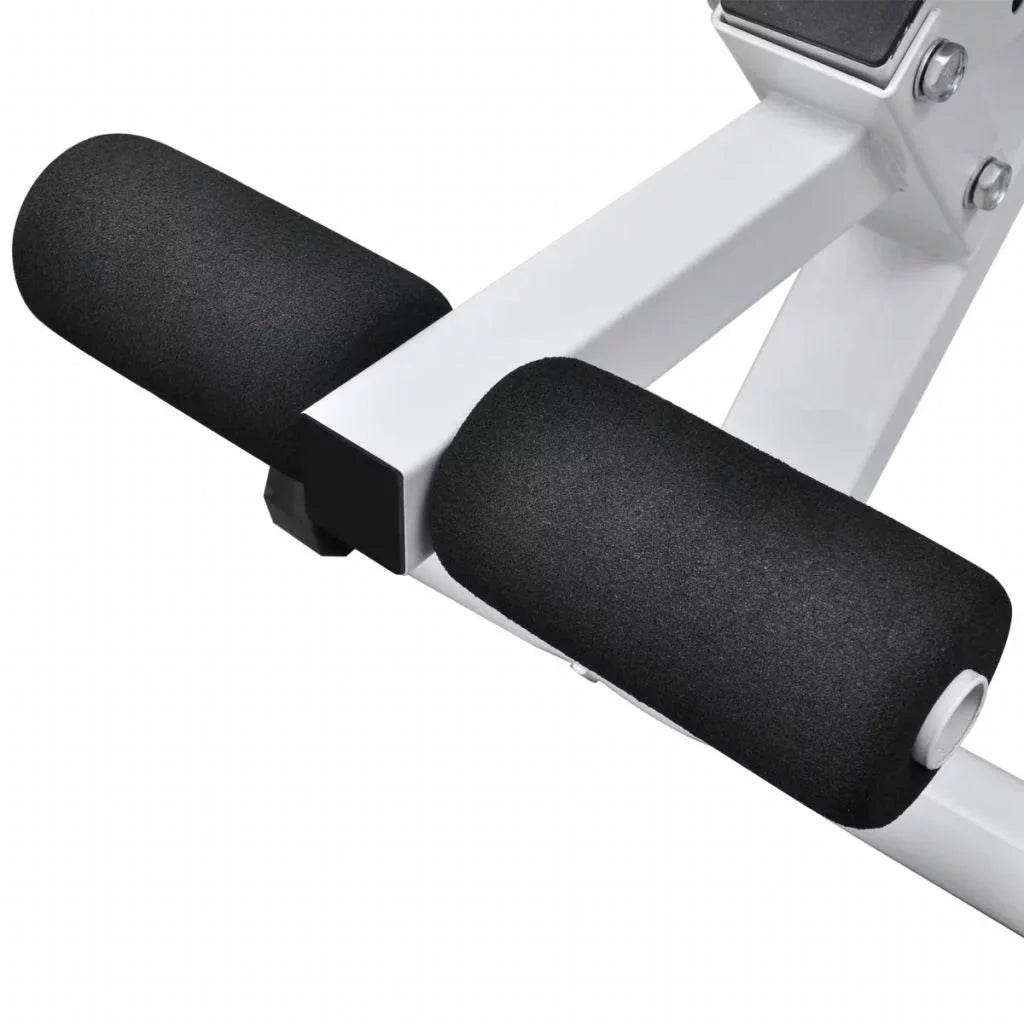 moobody Fitness Utility Bench Backrest Adjustable Padded Cushion Full Body Workout Strength Training Bench Exercise Equipment for Home Gym, Weight Lifting 52 x 16 x 19 Inches
