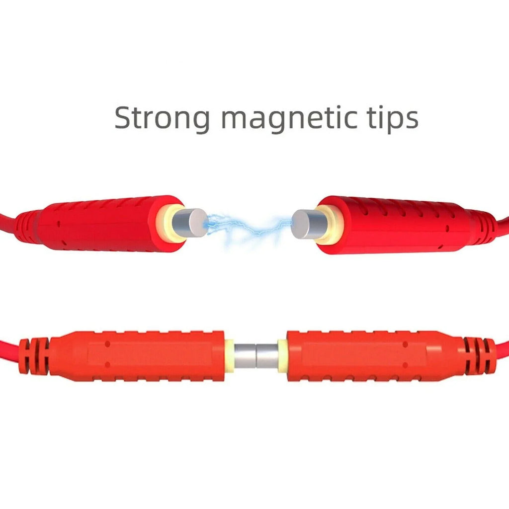 6X  Thermostat Test Magnetic Silicone Lead Jumper Cable Wires Flexible 30VAC
