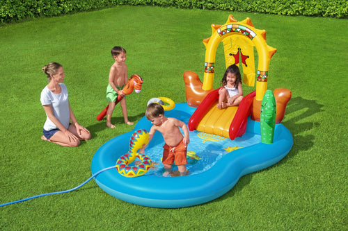 ! Wild West Inflatable Kids Water Play Center 8' Wide