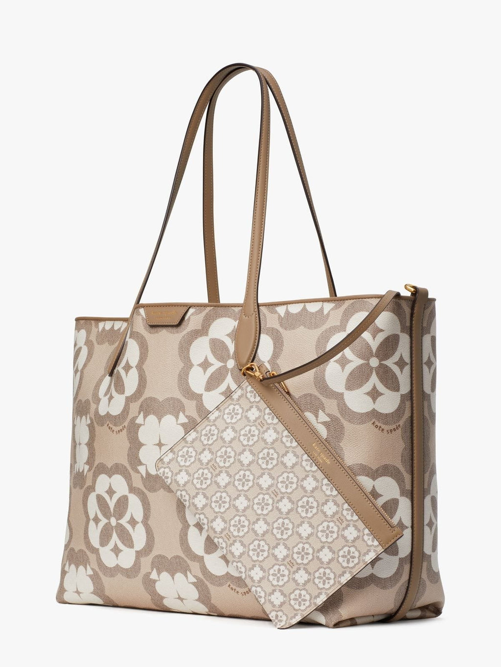 Spade Flower Monogram Sutton Large Tote