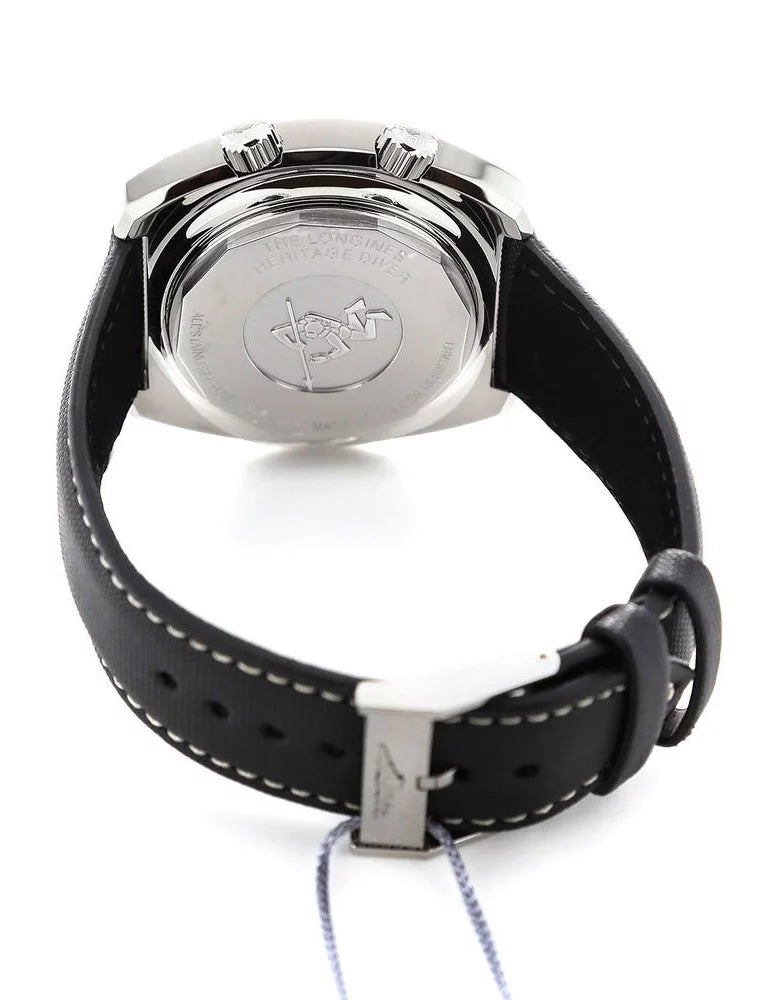 Longines Heritage Diver Automatic Steel Mens Strap Watch Calendar .795.4.52.0