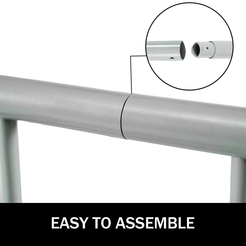 111" Length Floor Bike Rack, 9 Holders All-Steel Grid Bike Rack, Single-Side Storage Stand for Garages Streets Yards