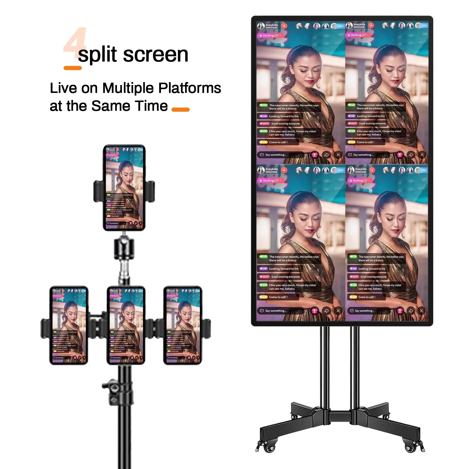 Smart Board, 43 Inch  Interactive Whiteboard, Electronic Whiteboard, Screen Mirroring from Android and iOS for Live Streaming, for Advertising Display and Classroom (Wall Mount inclued)