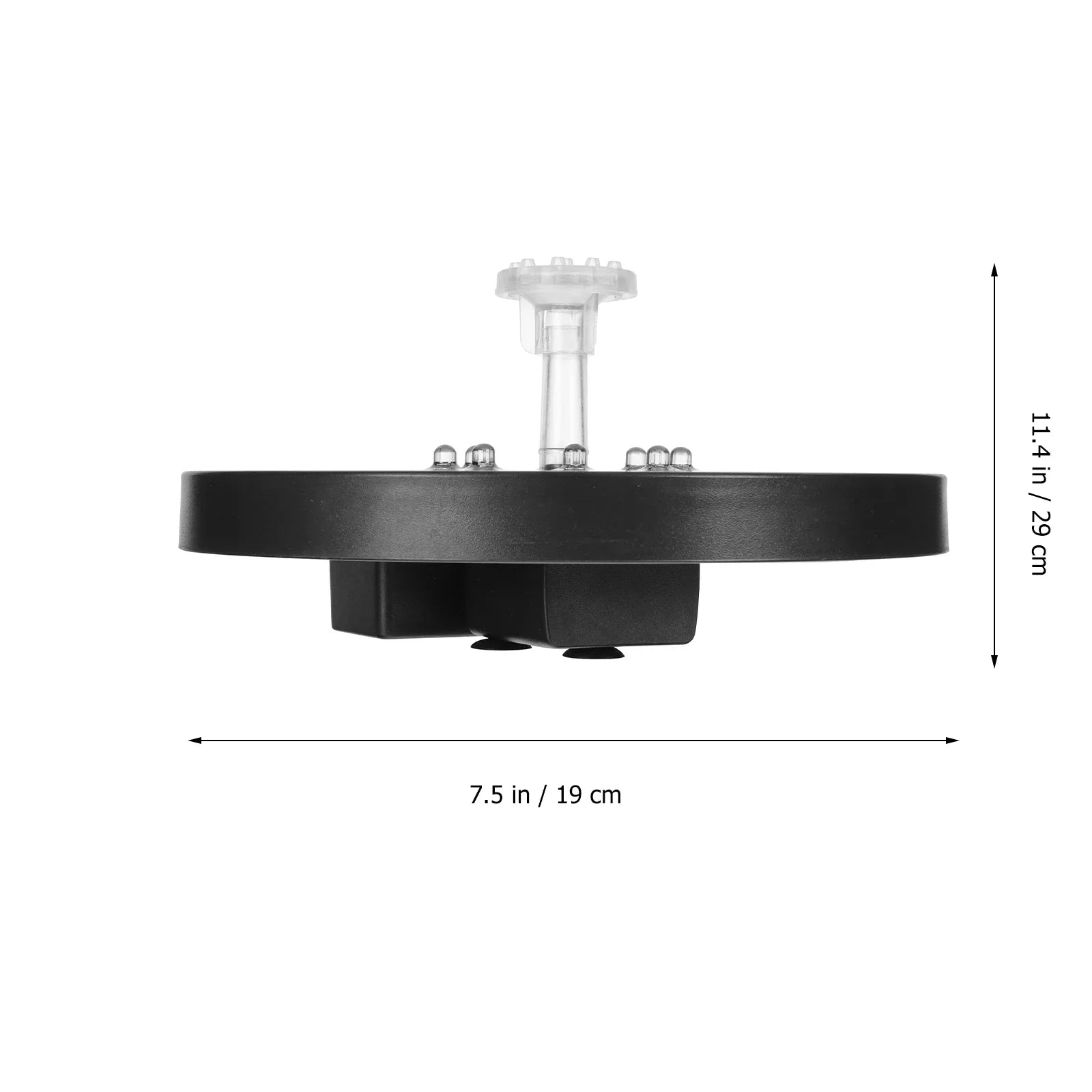 Guichaokj 1 set of Outdoor Solar Fountain Creative Fountain Pond Fountain with  Light