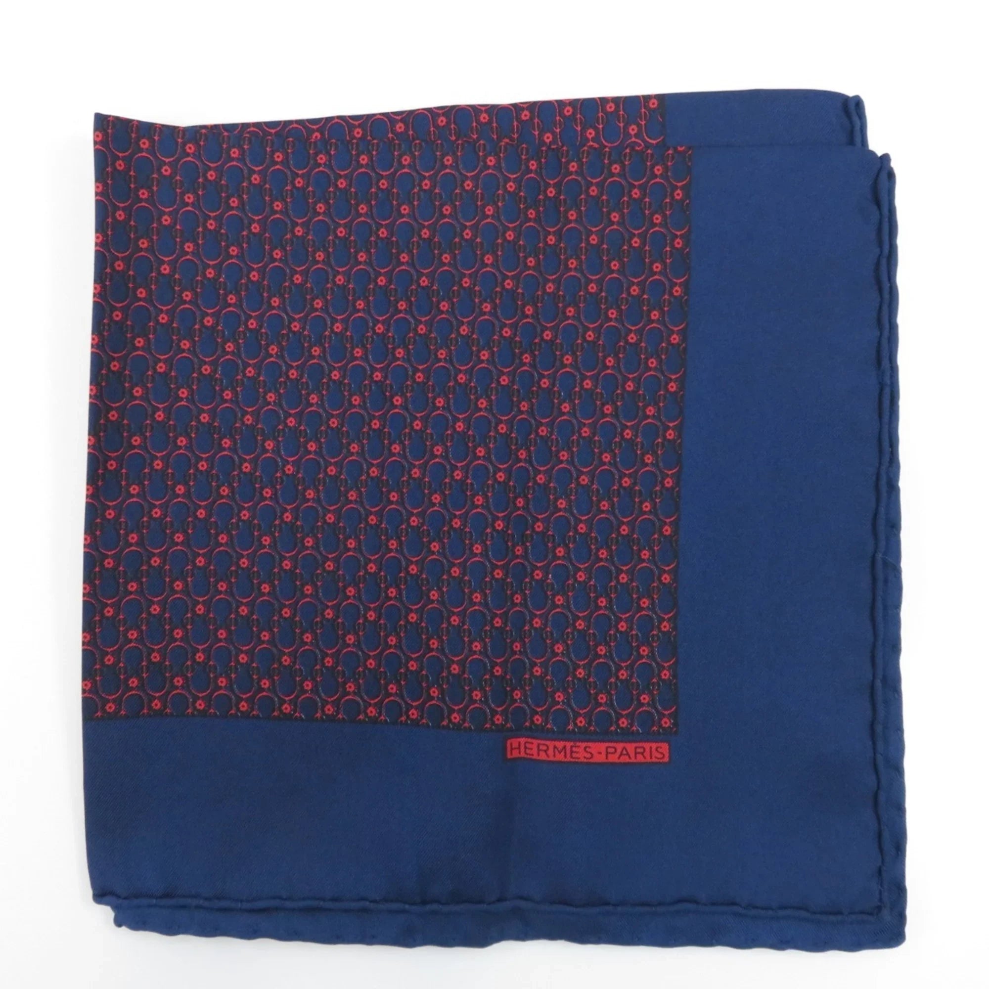 Pre-Owned Hermes Carré 45 neckerchief scarf muffler silk ladies  (Good)
