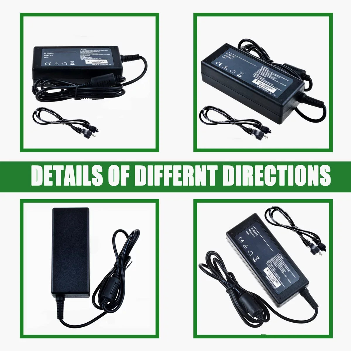 Compatible  /  Adapter Replacement for Dell Inspiron 15 5000 5558 series 15.6 i5558-1415BLK -1430BLK, i5558-2143SLV ,-2572BLK, -2858BLK, -2859BLK Laptop Charger