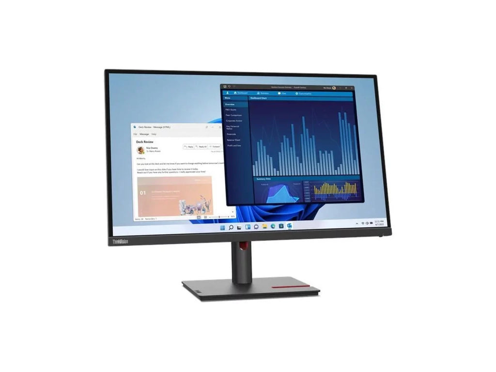 Lenovo ThinkVision T27p-30 27" 4K   Monitor - 16:9 - Black - 27" Class - In-plane Switching () Technology - 3840 x 2160 - 1.07 Billion Colors - 350 Nit - 4 ms - 60 Hz Refresh Rate -