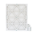15x20x1  10 Pleated  Air Filters by Glasfloss. ( Quantity 5 ) Exact Size: 14-1/2 x 19-1/2 x 7/8
