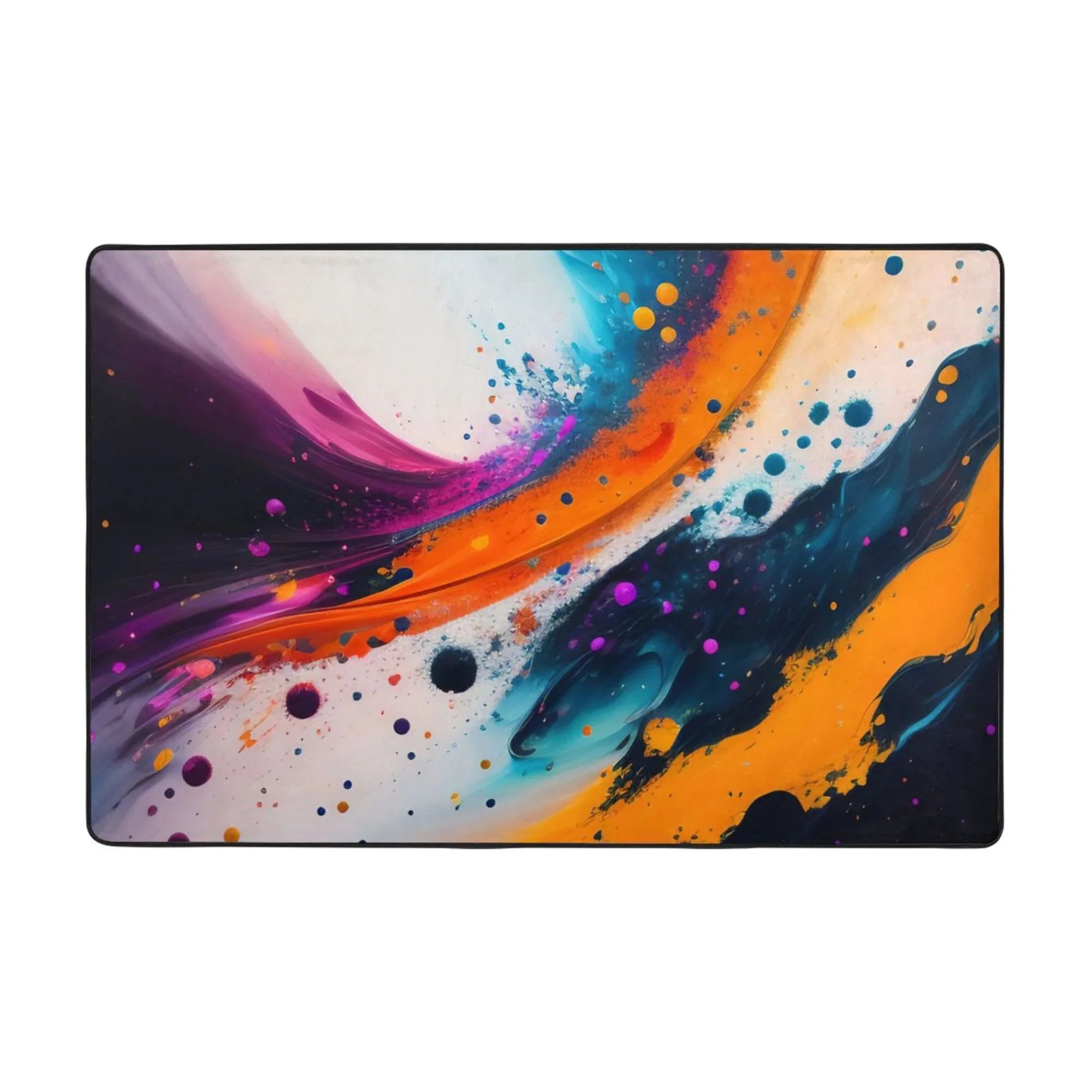 Fractal Blaze Texture Area Rugs Doormat Outdoor Entrance , Facecloth Non-slip Floor Mat Rug for Living Room Kitchen Sink Area Indoor 36"x24"