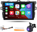 Android Car Stereo for Toyota Corolla 2009 2010 2011 2012 2013 with Wireless Carplay Android Auto,  9” Touch Screen 2G+32G Car Radio with Backup Camera, Navigation,Bluetooth,,WiFi,/