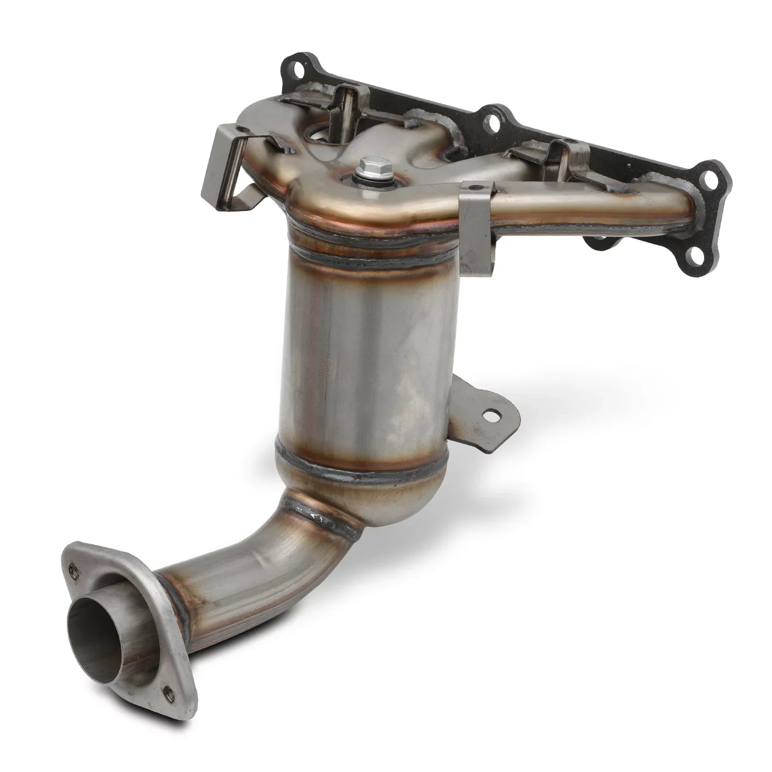 '- Catalytic Converter Exhaust Manifold For 2007-2008 Dodge Caliber, 2007-2017 Jeep Compass, 2007-2017 Jeep Patriot, Fits 2.4L 4WD Models