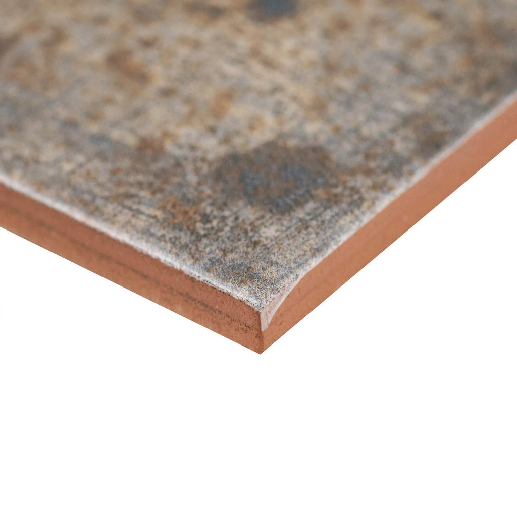 Marza Rust 4 In.  12 In. Glossy Ceramic Brown Subway Wall Tile