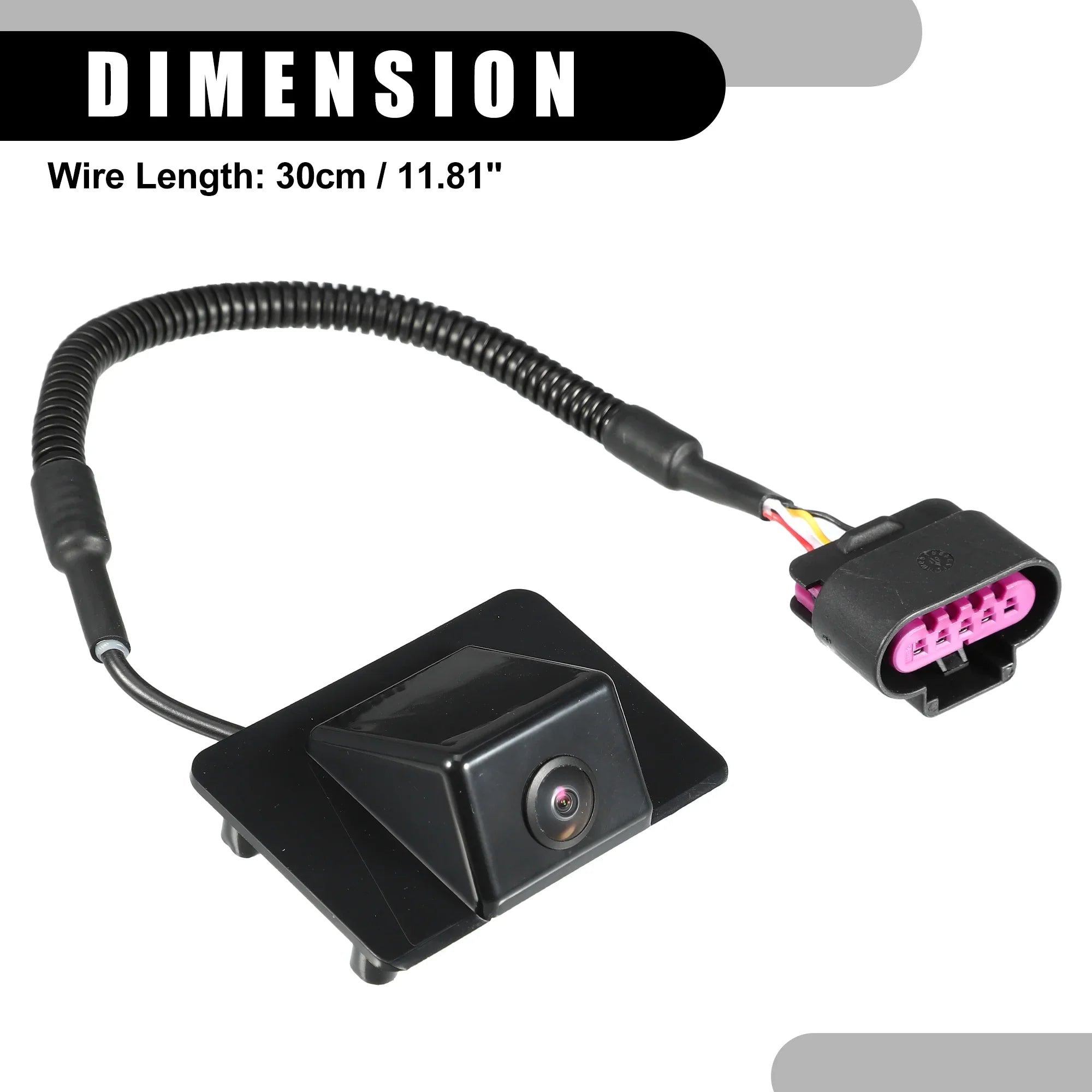 Rear View Back Up Camera No.15173619 for Chevrolet Suburban 1500 2500 3500 2008 Plastic Black