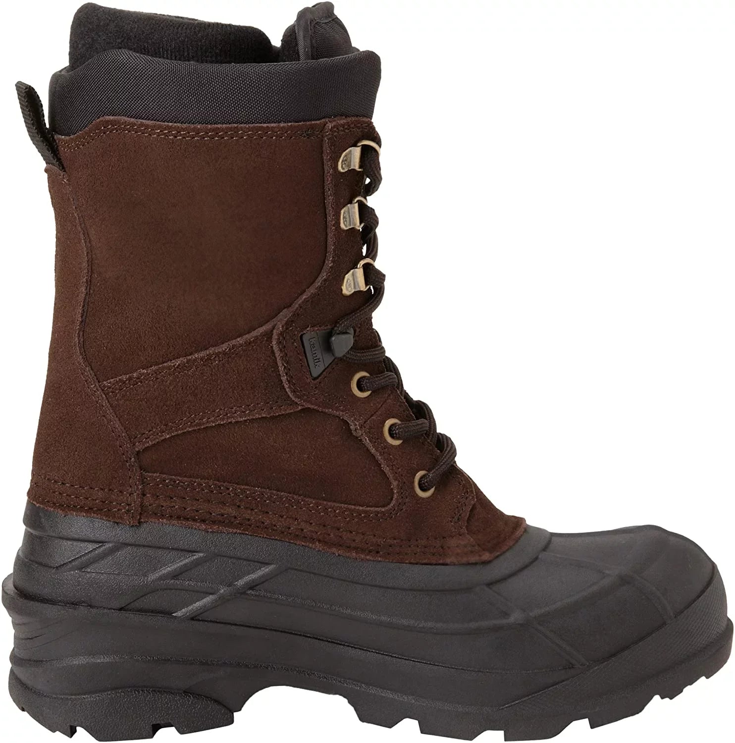 Kamik Men's Nationplus Boot (8.5 () , Dark Brown)