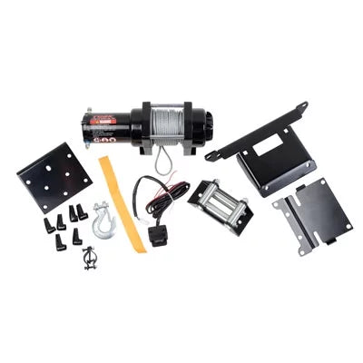 Winch with Wire Rope and Mount Plate 2500 lb. for Yamaha Kodiak 700  4X4 2016-2019