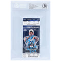 Peyton Manning Denver Broncos Autographed Blue Ticket from October 20, 2013 with "Return to Indy" Inscription - Beckett/Fanatics Graded 10 - Fanatics Authentic Certified