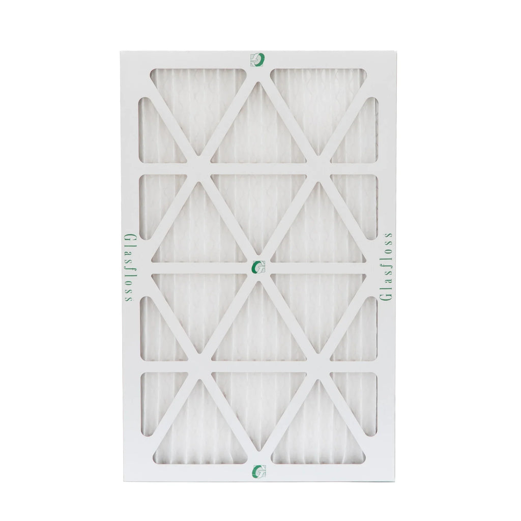 10x24x1  10 Pleated  Air Filters by Glasfloss. ( Quantity 5 ) Exact Size: 9-1/2 x 23-1/2 x 7/8