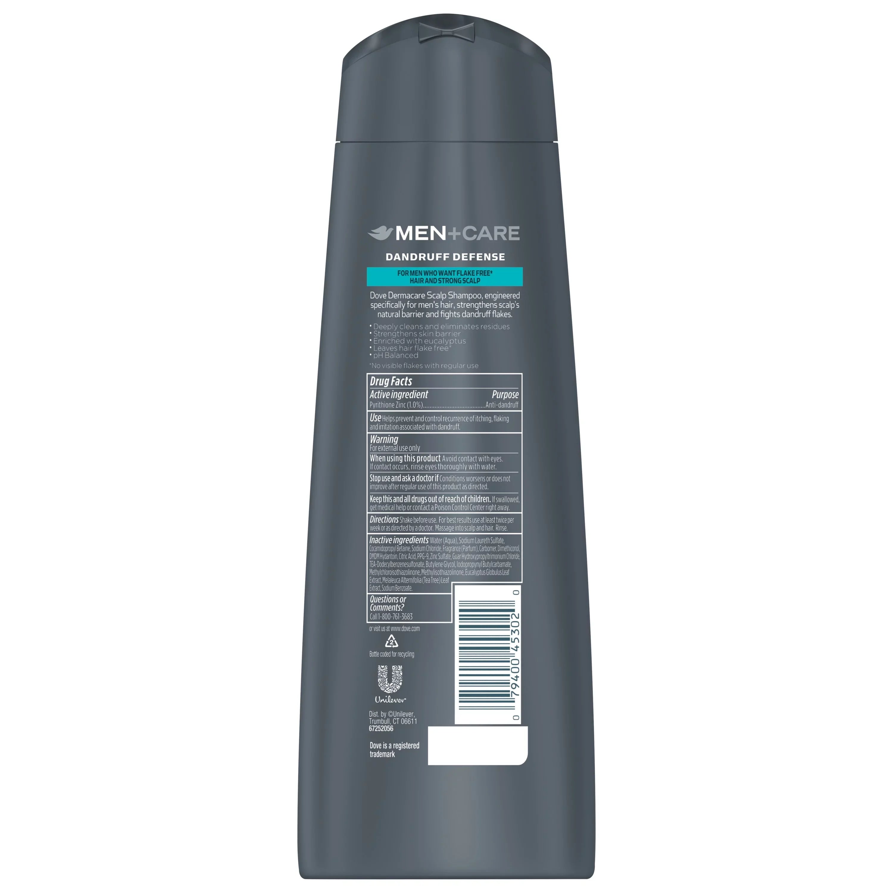Dove Men+Care Men + Care Dandruff Relief Shampoo Plus Conditioner, 12 fl oz