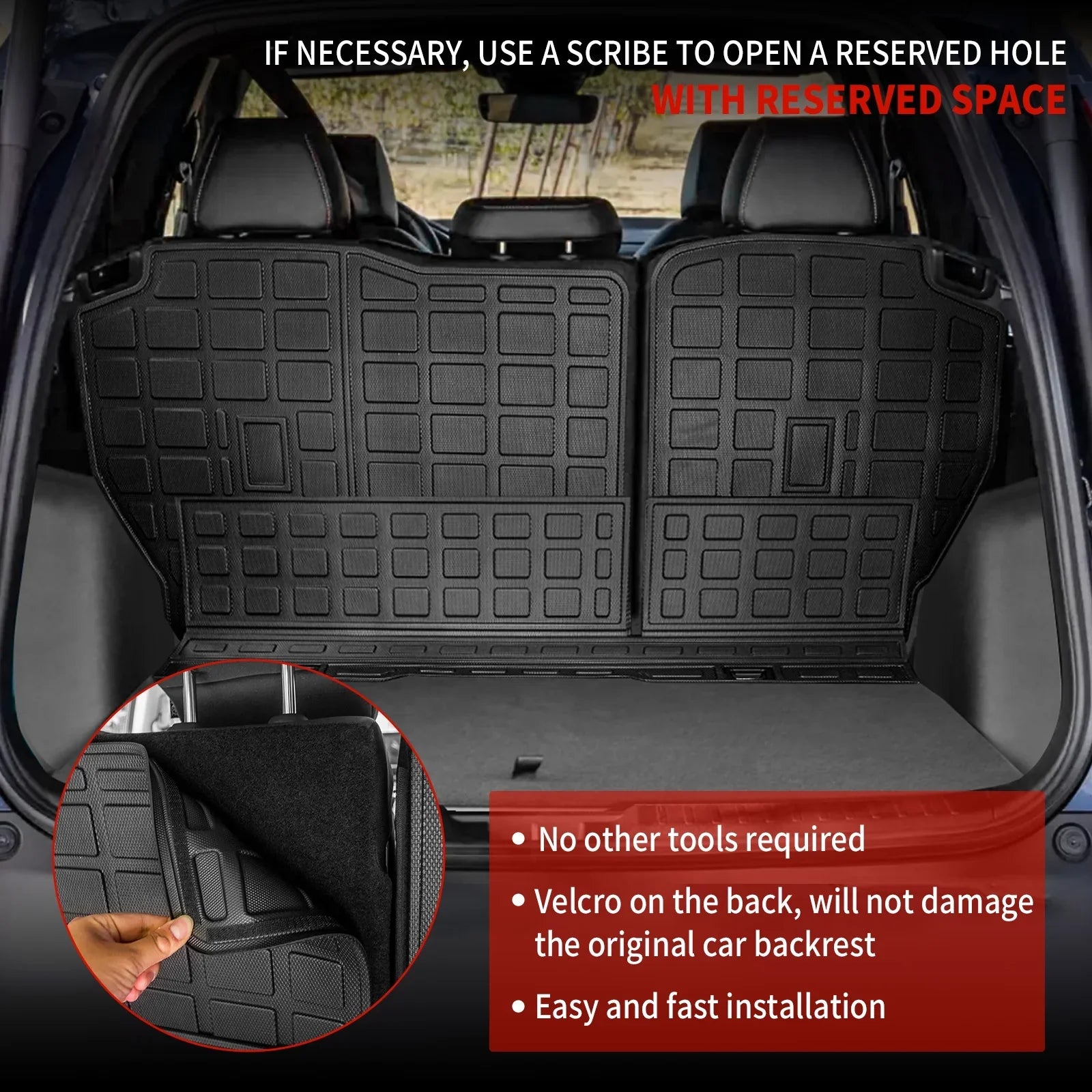 Fit 2023 2024 Honda  Trunk Mat Cargo Liner 2023 Fuel - Accessories Non-Hybrid (Lower Deck)