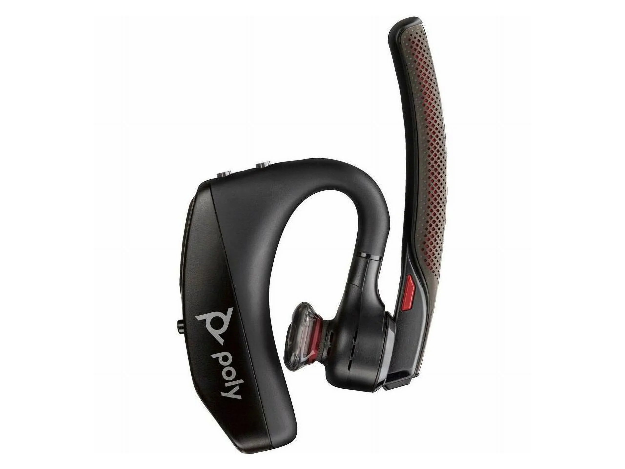 Poly Voyager 5200  - Bluetooth Headset + Adapter - Google Assistant, Siri - Mono - Wireless - Bluetooth - 98.4 ft - 32 Ohm - 100 Hz - 20 kHz - Over-the-ear, Earbud - Monaural - In-ear - ...