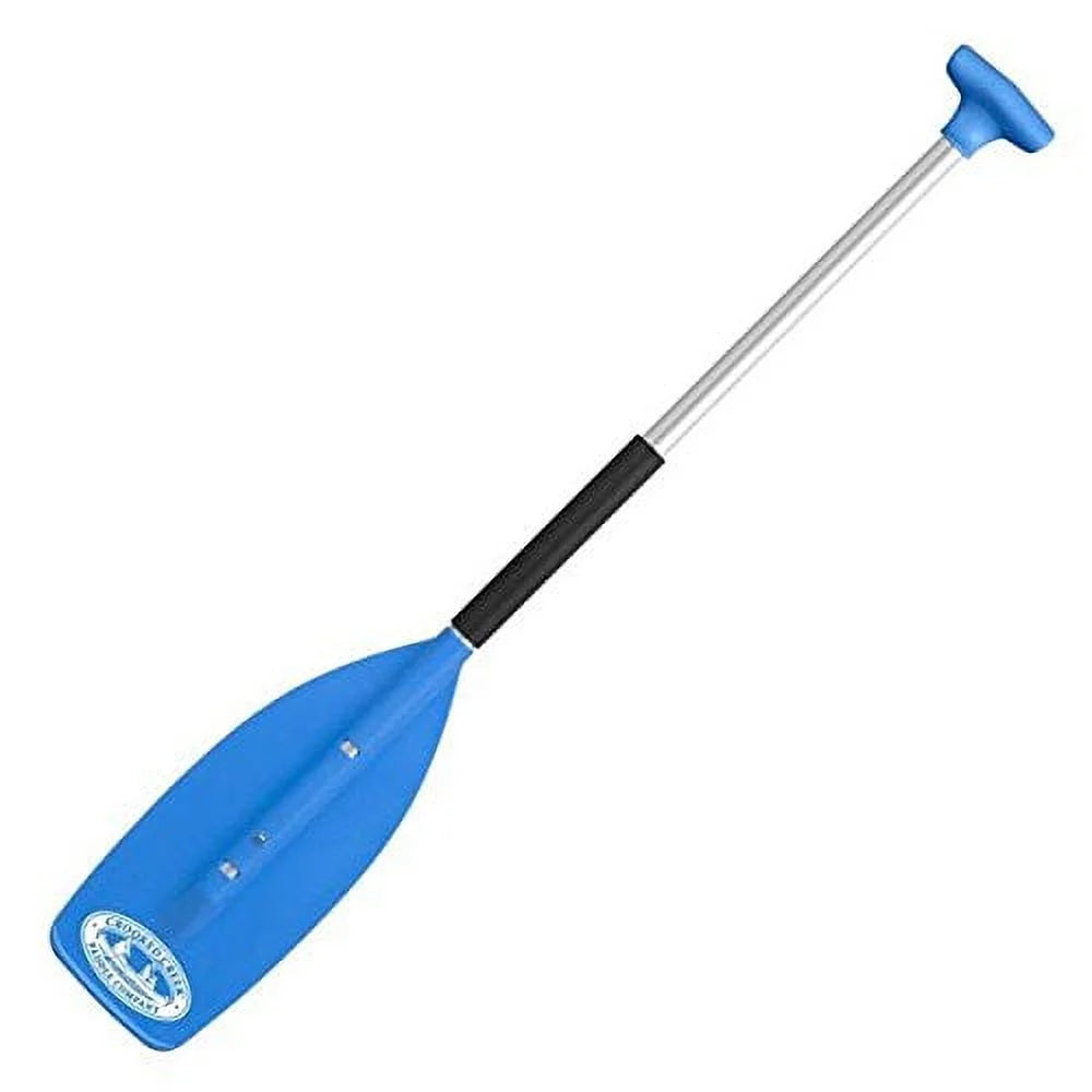 Camco 50451 Crooked Creek Aluminum/Synthetic Paddle w/Hybrid Grip - 4.5 ft. Blue
