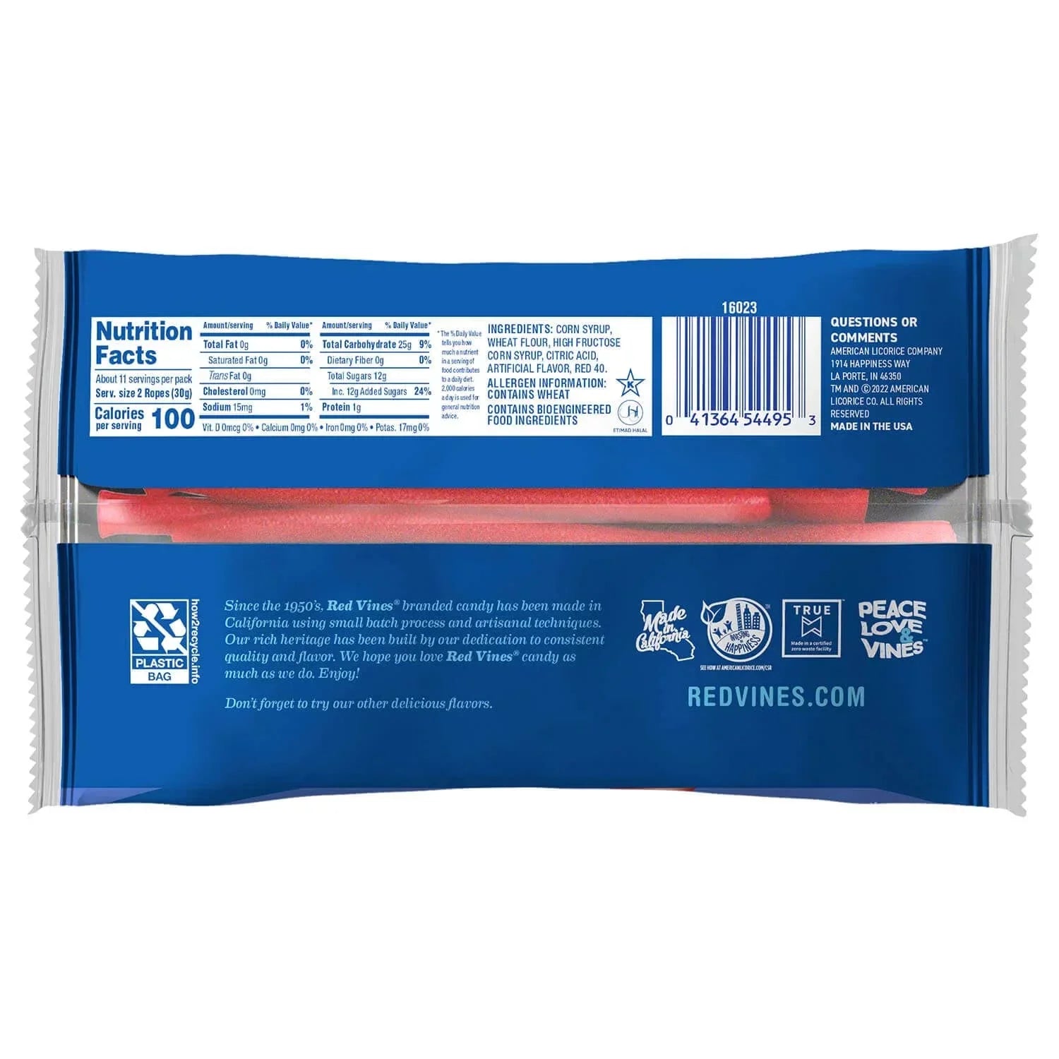 Red Vines Ropes 12 Ounce Bag (Pack of 14)