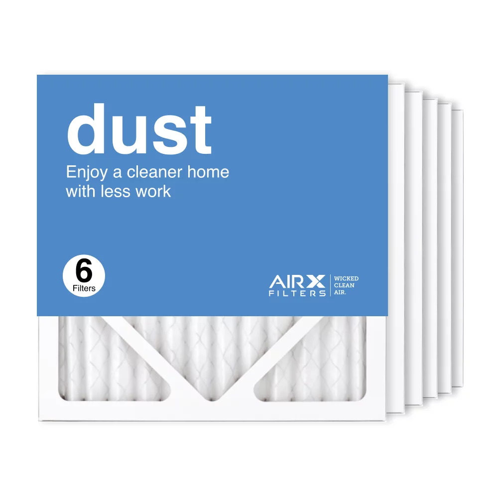 AIRx Filters 12x12x1 Air Filter  8 Pleated   Furnace Air Filter, Dust 6-Pack, Made in the